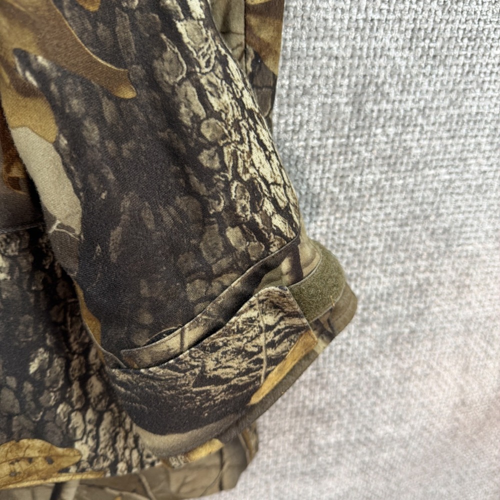 Vintage Remington Realtree Hardwoods Hunting Camo Zip Jacket Mens M 50 in Chest - Picture 6 of 16
